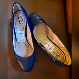 Life Stride Soft System Wedge Pump Navy